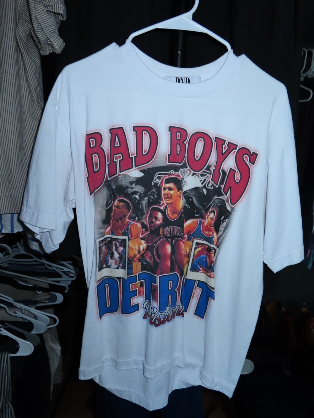 White Graphic 'Bad Boys' Detroit Men's Tee